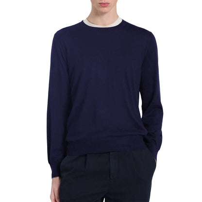 BRUNELLO CUCINELLI - maglia cashmere blu