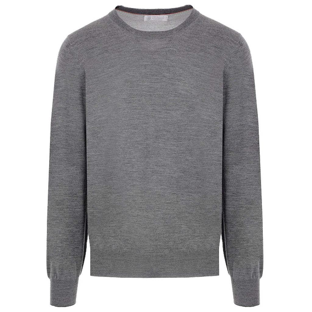 BRUNELLO CUCINELLI - maglia cashmere grigio