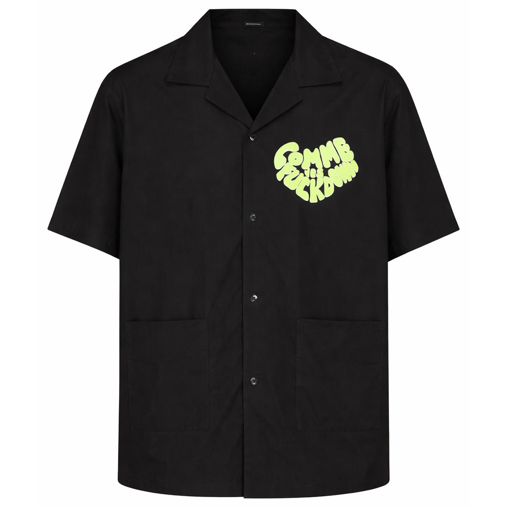 COMME DES FUCKDOWN - camicia con tasconi e stampa