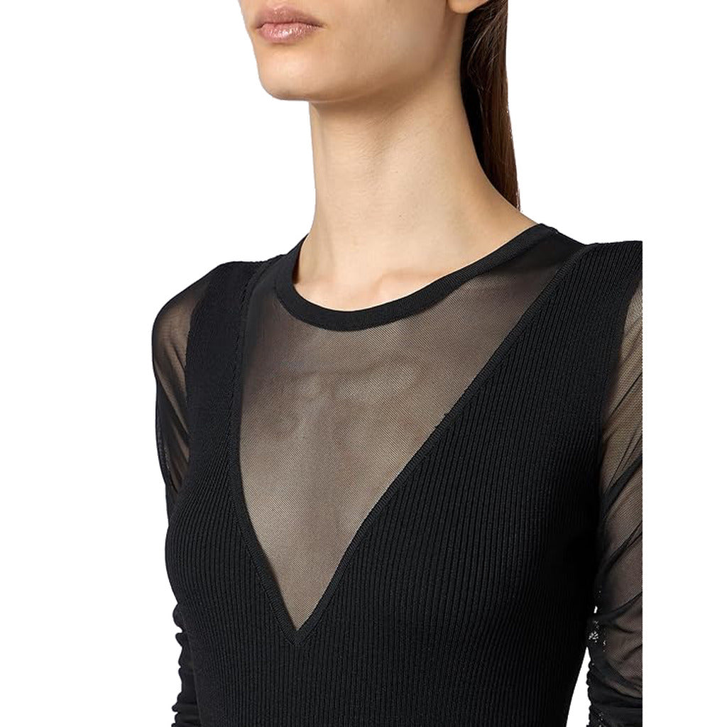 PINKO - abito bergamotto in tulle
