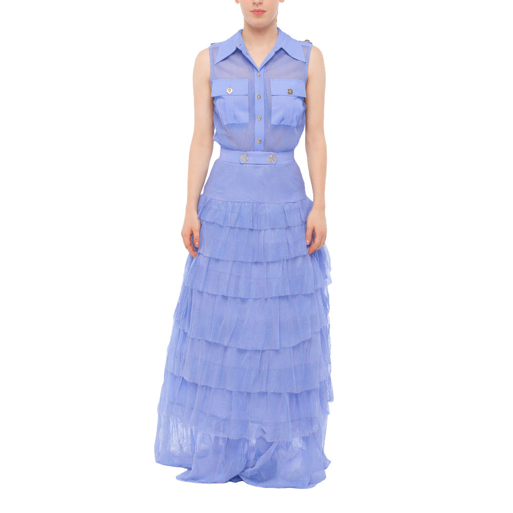 ELISABETTA FRANCHI - RED CARPET Chemisier a Balze