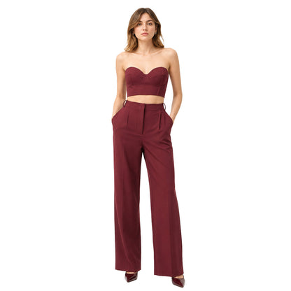 PATRIZIA PEPE - top organic purple