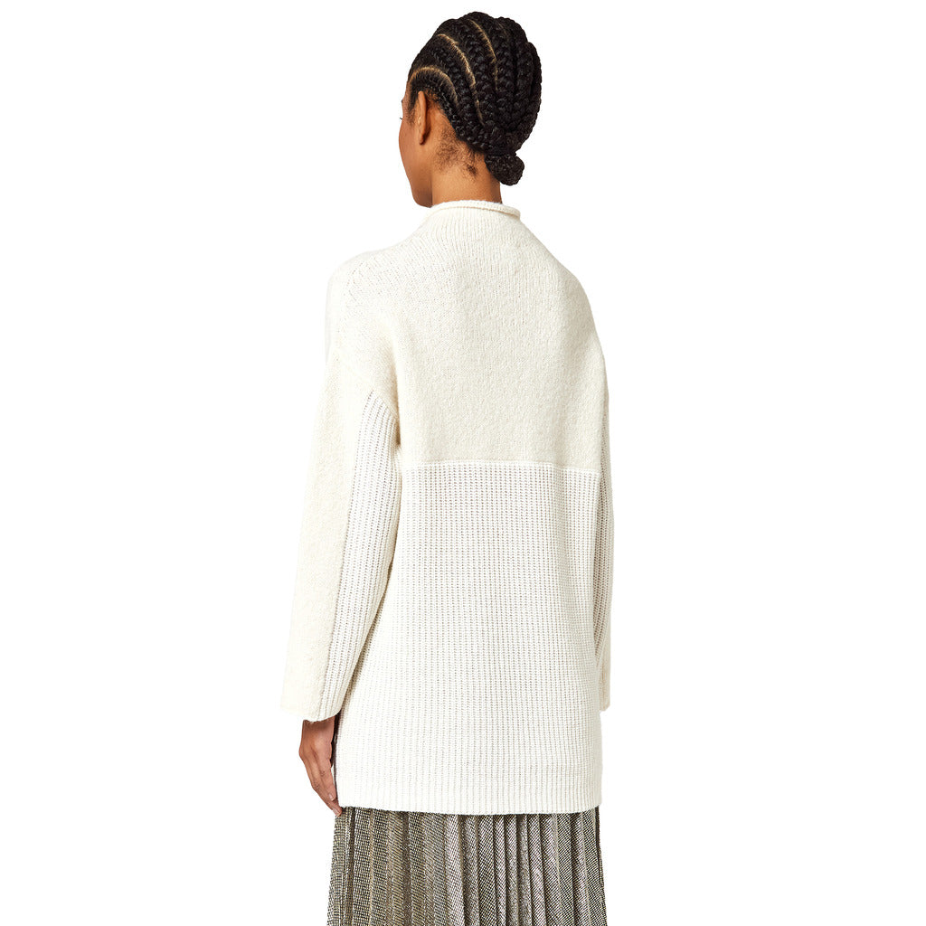 ALPHA STUDIO - maglia over match yarn