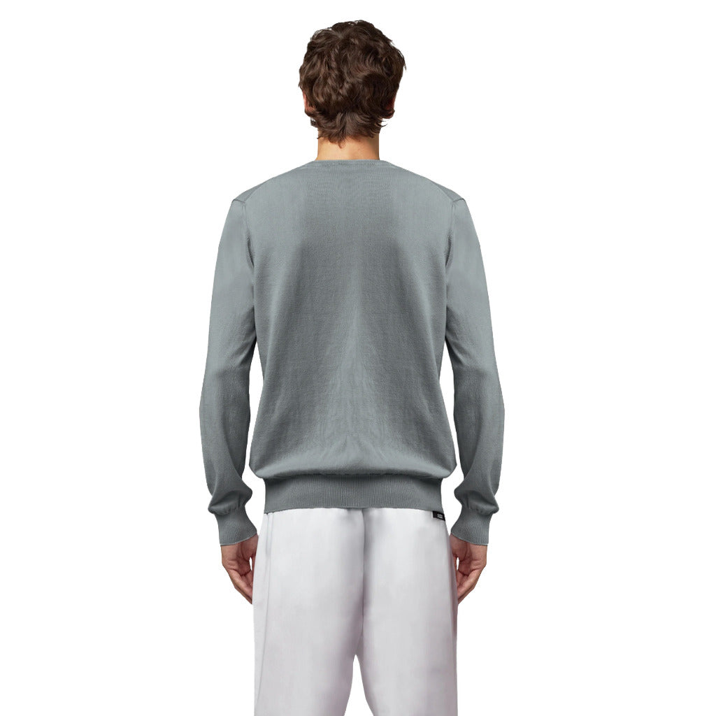 ALPHA STUDIO- maglia girocollo asfalto