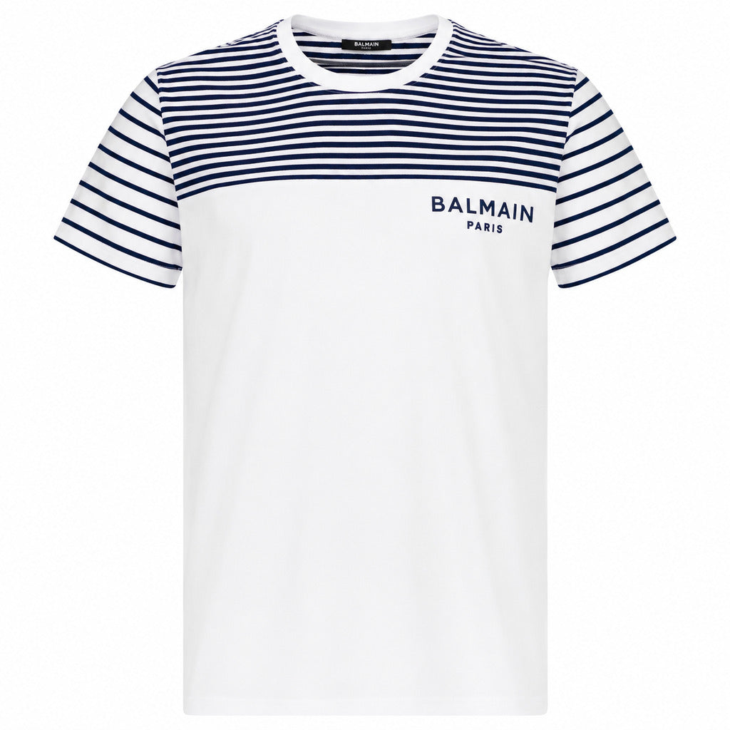 BALMAIN - Balmain striped t-shirt