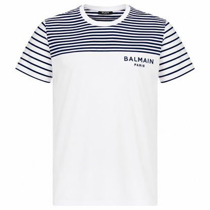 BALMAIN - Balmain striped t-shirt