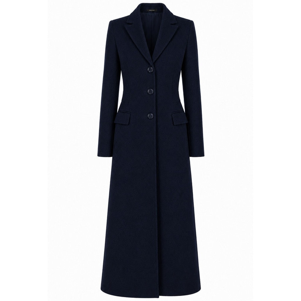 LORO PIANA TESSUTO - cappotto capolavoro lungo marrone