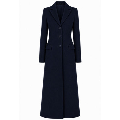 LORO PIANA TESSUTO - cappotto capolavoro lungo marrone