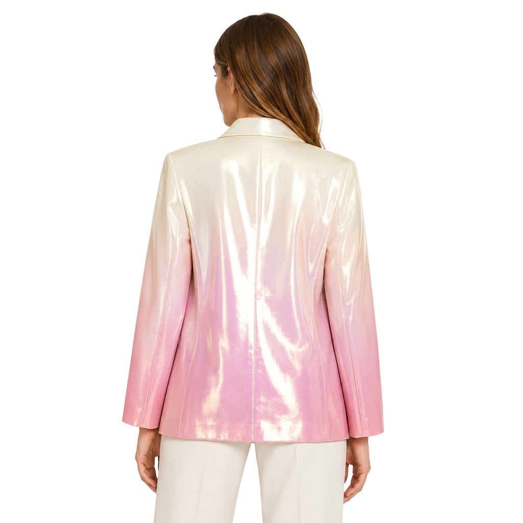 PATRIZIA PEPE - Giacca doppiopetto metallic degrad