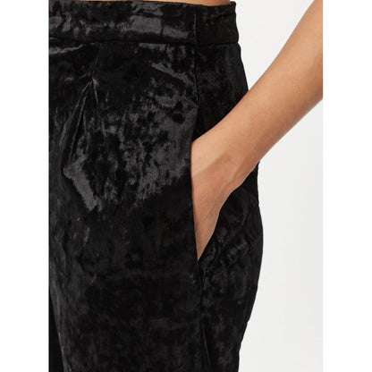 PATRIZIA PEPE - pantaloni velluto nero