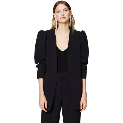 TWINSET - giacca blazer con maniche a sbuffo