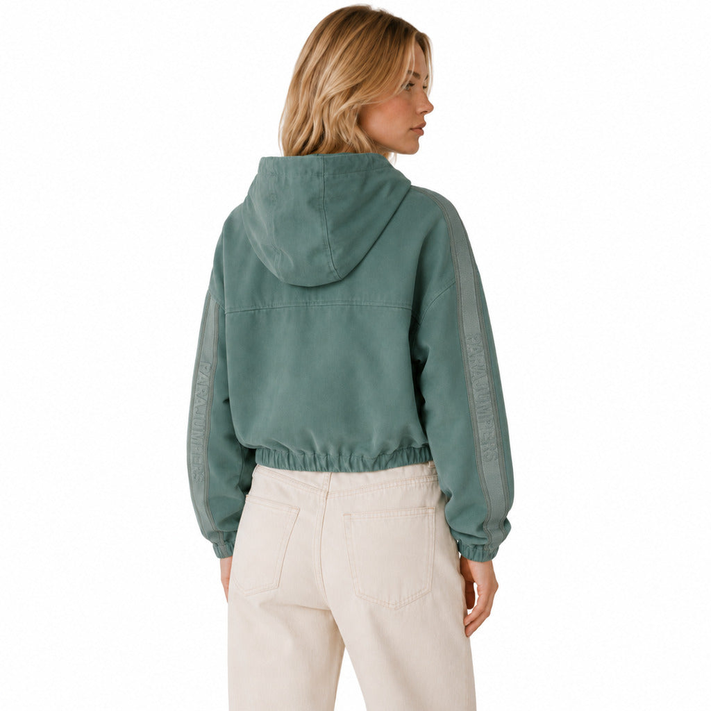 PARAJUMPERS - felpa salvage verde