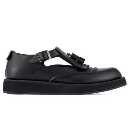 EMPORIO ARMANI - slipper monkstrap nero