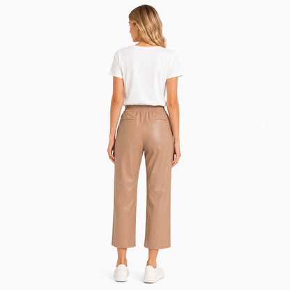 PINKO  - pantalone in pelle