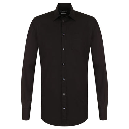 DOLCE &amp; GABBANA - camicia gold nera