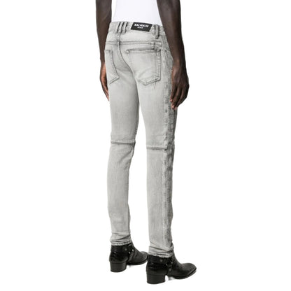 BALMAIN - jeans slim fit grigi