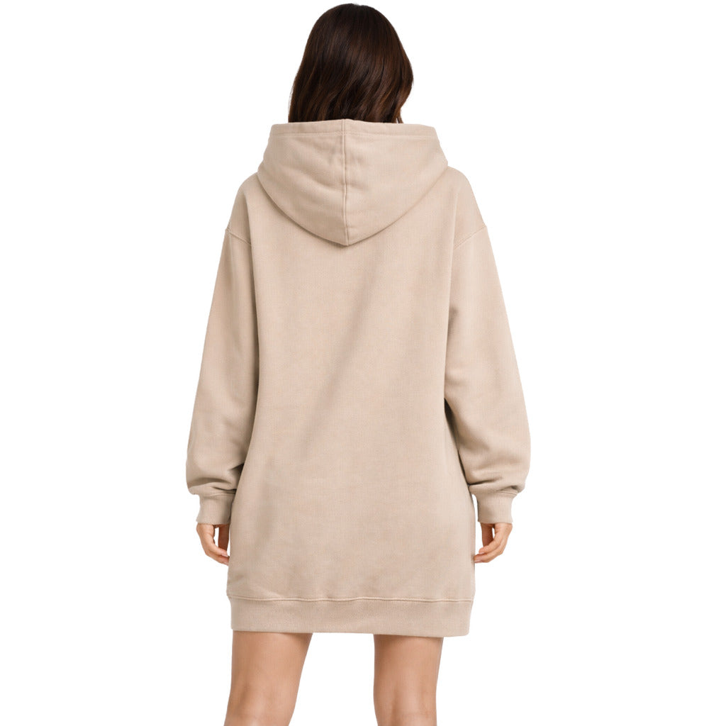 COMME DES FUCKDOWN - abito felpa beige