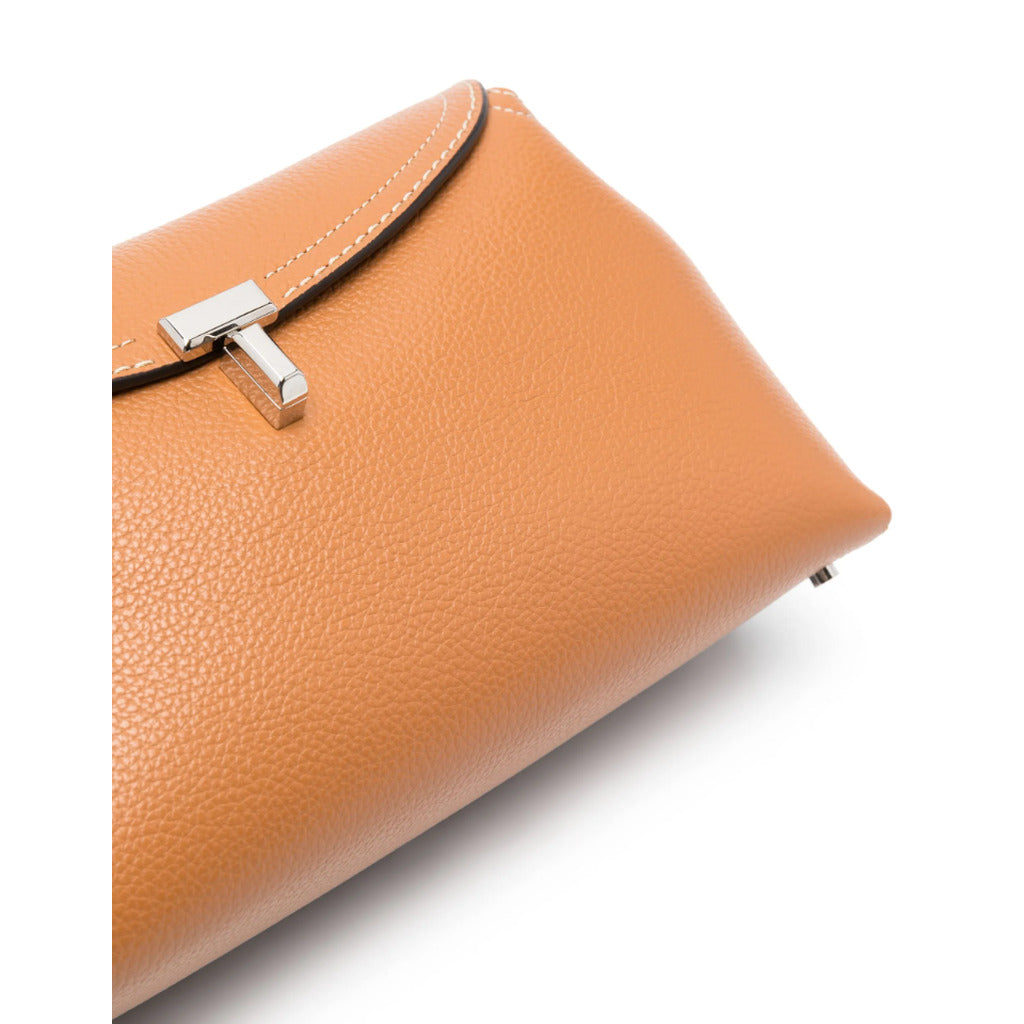 TOTEME - tlock-clutch-caramello