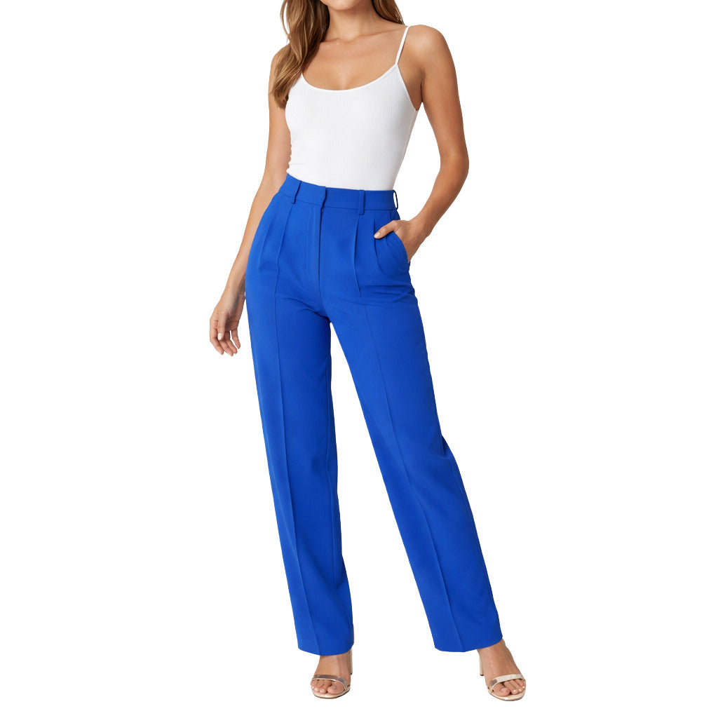 ELISABETTA FRANCHI  - Pantaloni con pieghe