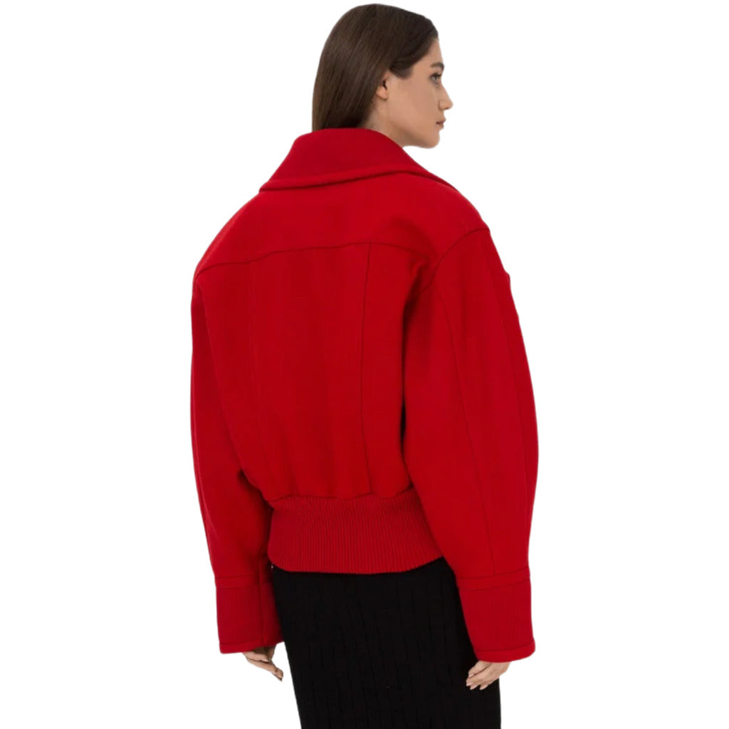 BALMAIN - giacca oversize rossa