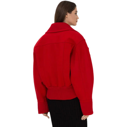 BALMAIN - giacca oversize rossa
