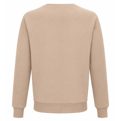 BALMAIN - felpa girocollo beige