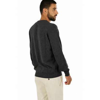 BRUNELLO CUCINELLI - maglia cashmere grigio scuro