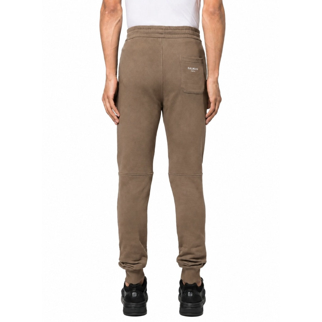 BALMAIN - pantaloni jogging cammello