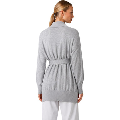 ALPHA STUDIO - cardigan sciallato granito