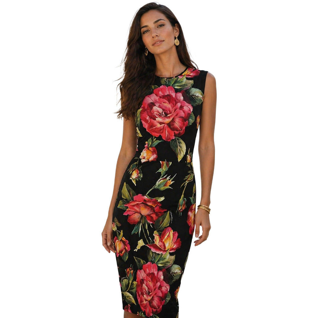 DOLCE & GABBANA - abito smanicato floreale