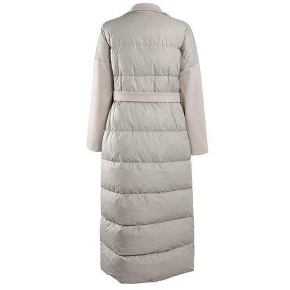LORO PIANA TESSUTO - cappotto lungo trapuntato