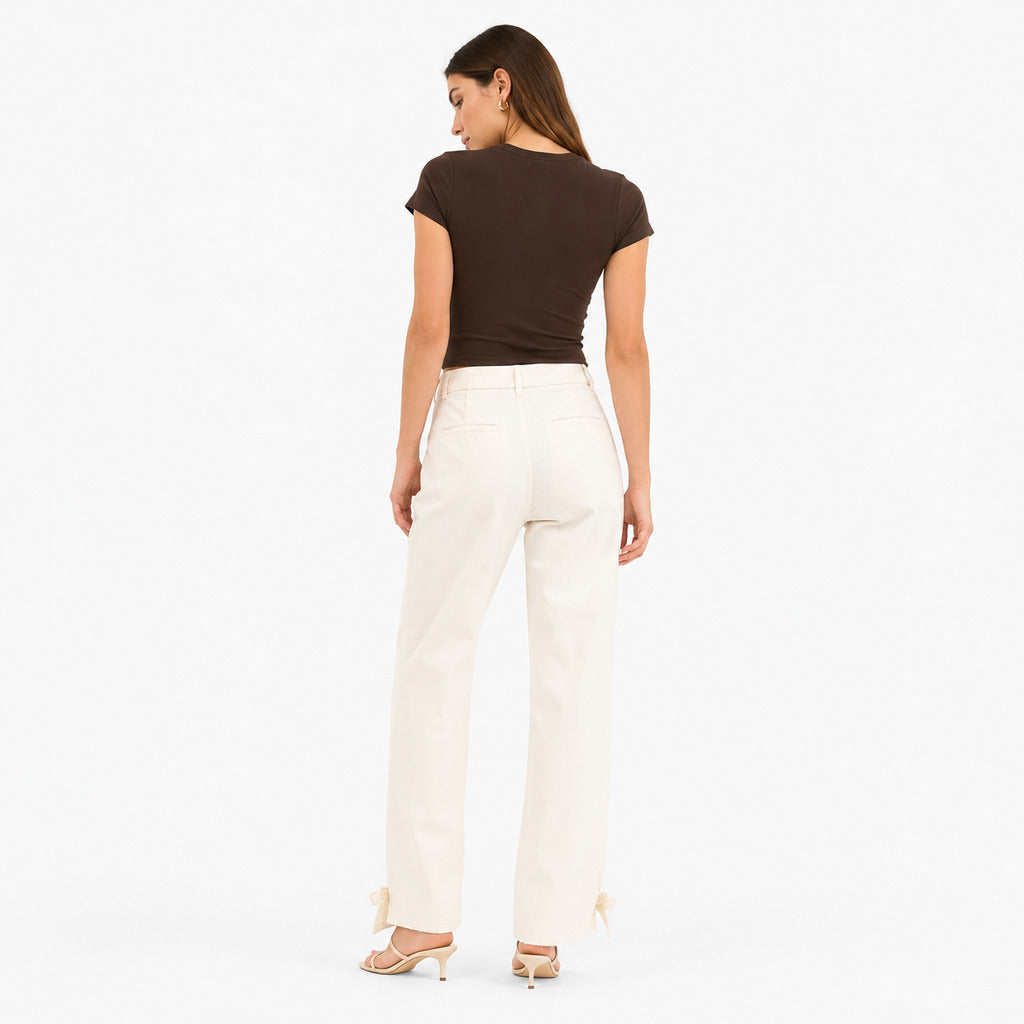 PINKO - pantalone bull mano cerata
