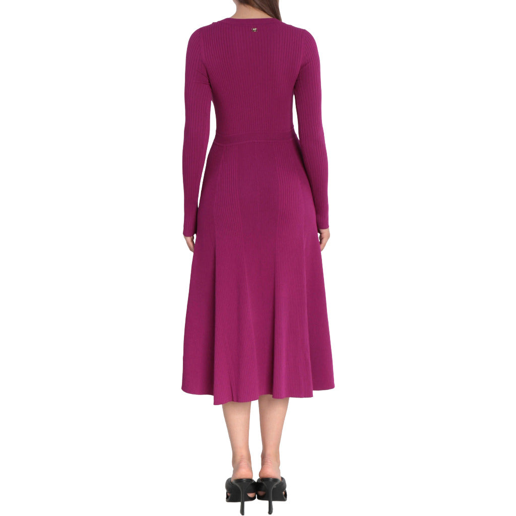 PINKO - abito coccodrillo fucsia