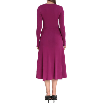 PINKO - abito coccodrillo fucsia