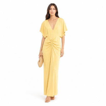 PATRIZIA PEPE  - abito lungo giallo