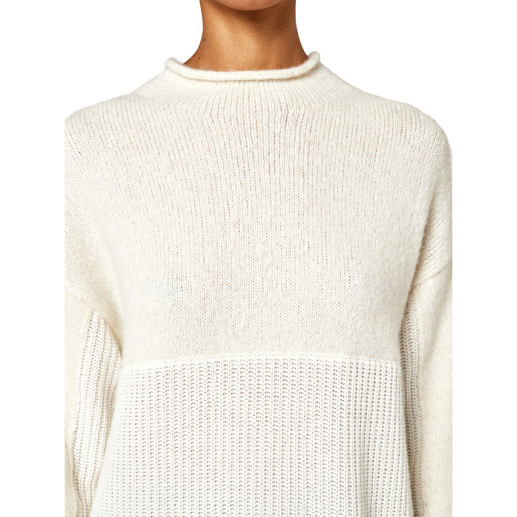 ALPHA STUDIO - maglia over match yarn