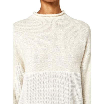 ALPHA STUDIO - maglia over match yarn