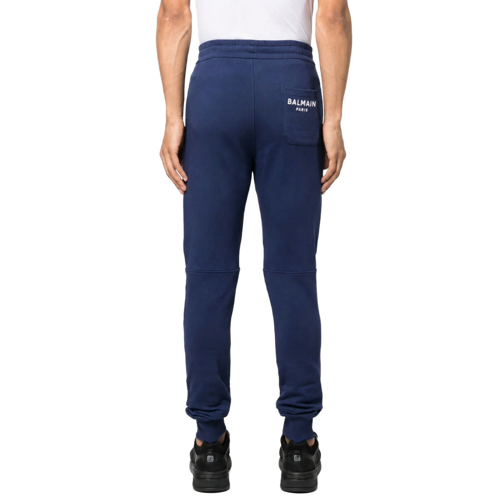 BALMAIN - pantaloni jogging blu