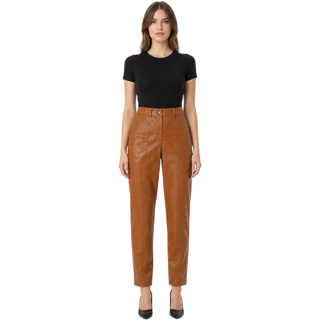 TWINSET  - pantaloni effetto pelle