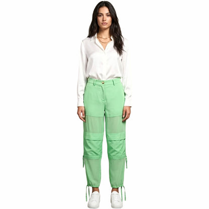 PINKO - pantaloni priapo verde