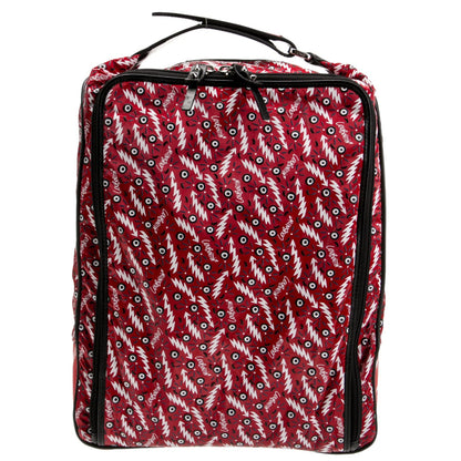 LOUBOUTIN - Graphic-Print Woven Backpack Red