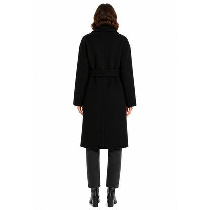 BAGUTTA - cappotto lungo lana con cintura