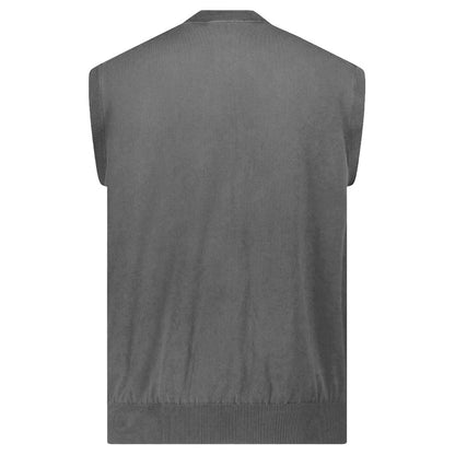 ALPHA STUDIO - gilet con zip grigio