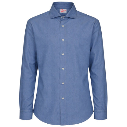 MC2 SAINT BARTH - camicia denim blu chiaro
