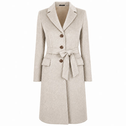 LORO PIANA TESSUTO - cappotto capolavoro marrone
