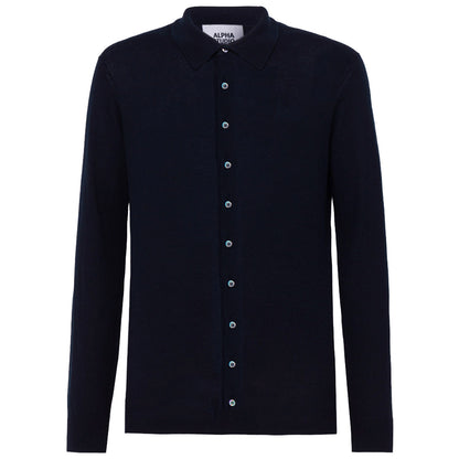 ALPHA STUDIO - camicia blu notte