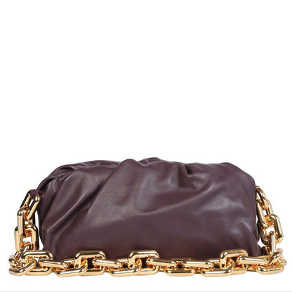 BOTTEGA VENETA - chain-pouch-red