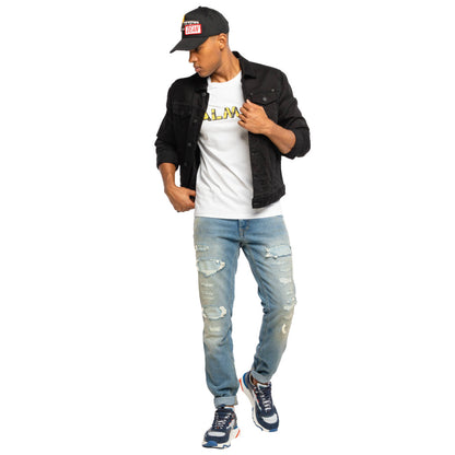 BALMAIN - t-shirt stampa logo comic