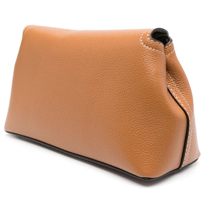 TOTEME - tlock-clutch-caramello