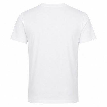 BALMAIN - t-shirt stampa logo silver